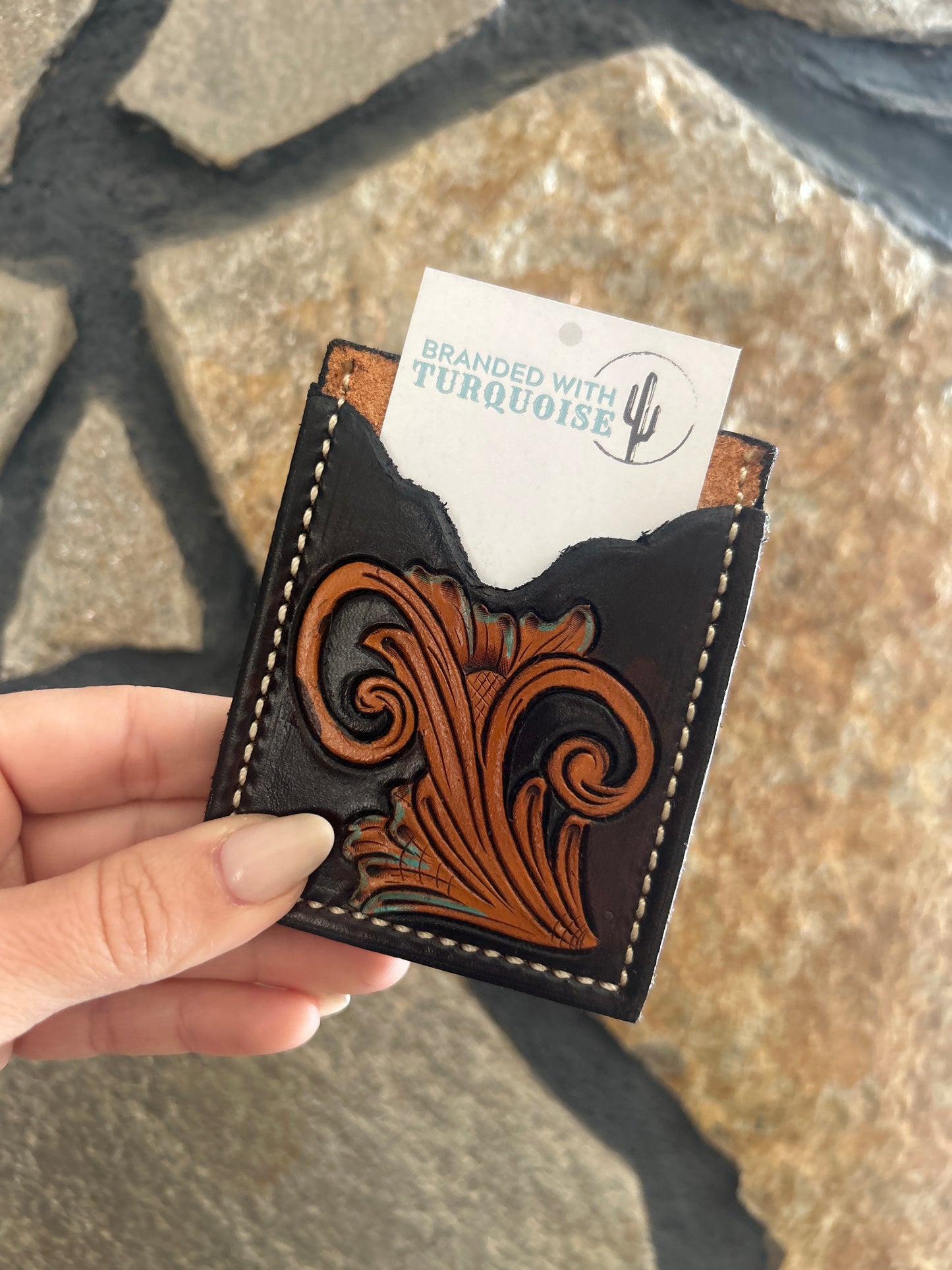Cowboy Card Holder