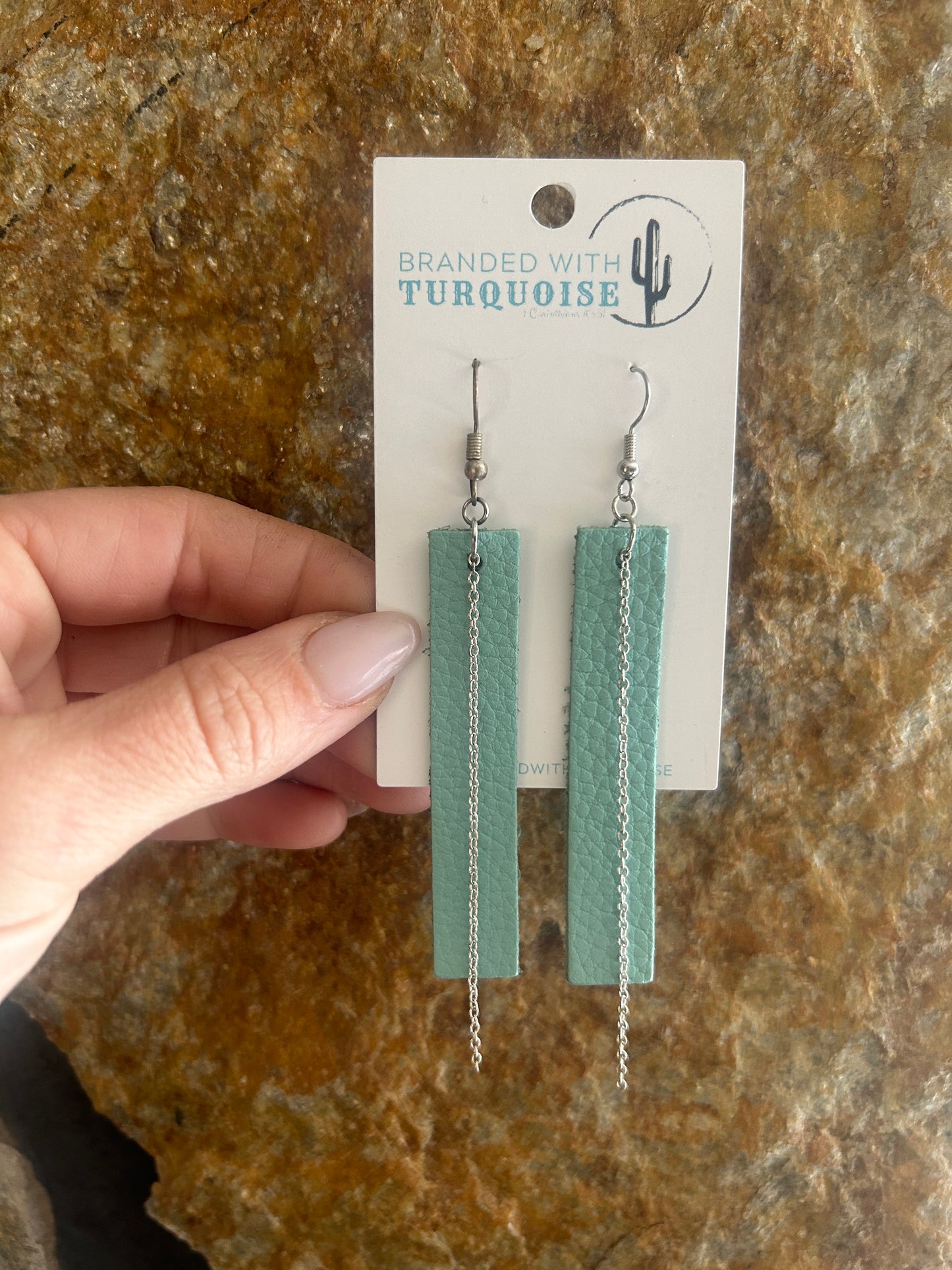 The “Katia” earrings in blue