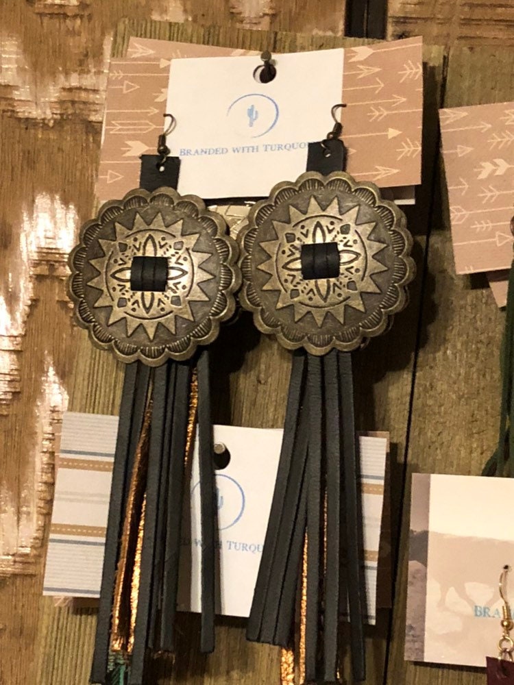 The "Gypsy" Earrings in Black