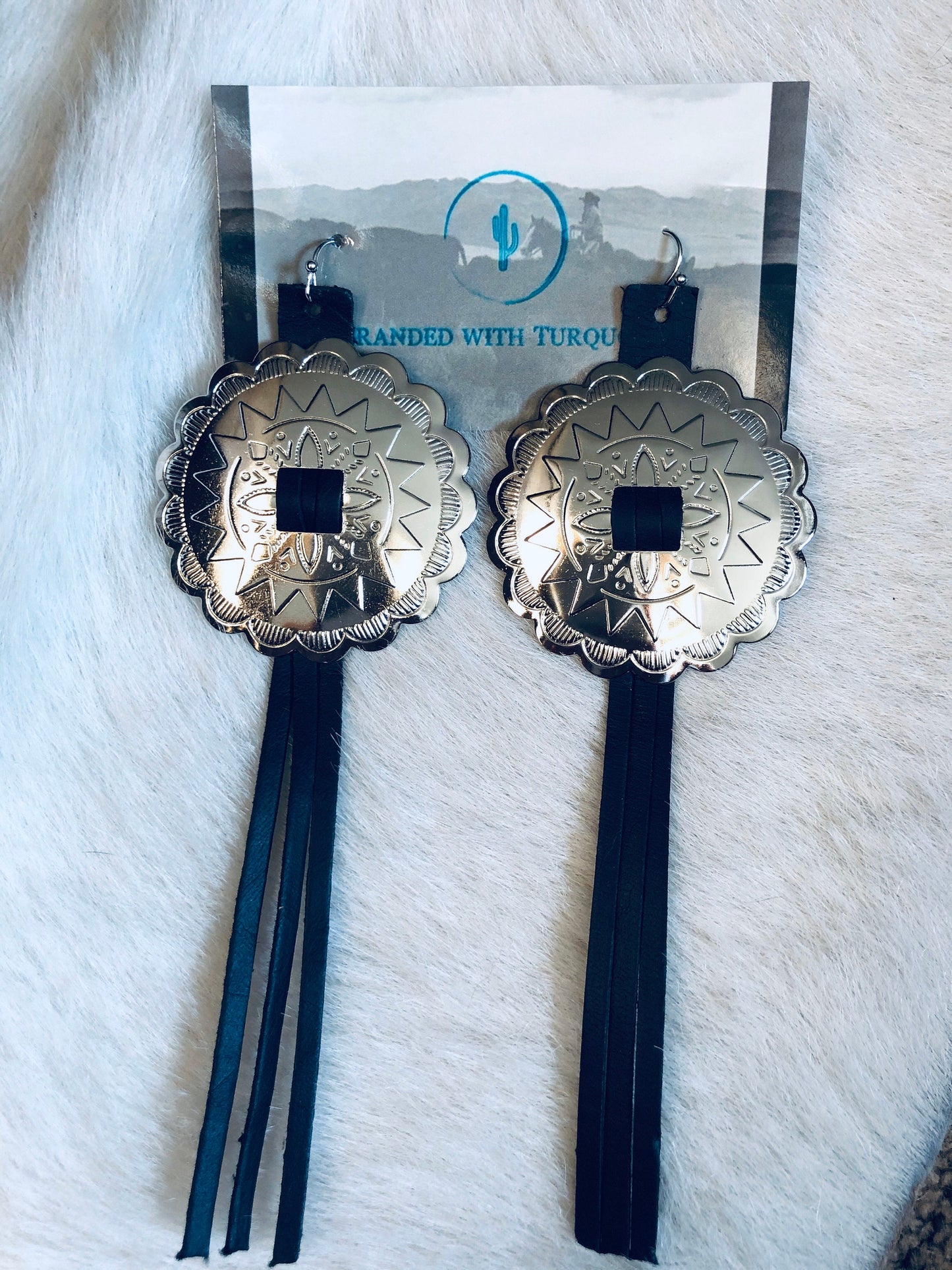 The "Gypsy" Earrings-Black/Silver OR Bronze