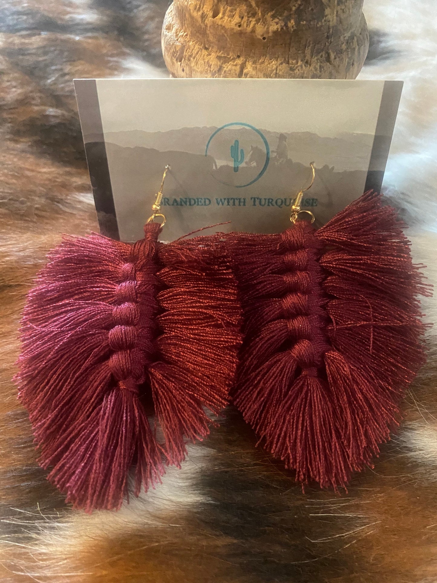 The "Merlot" Earrings