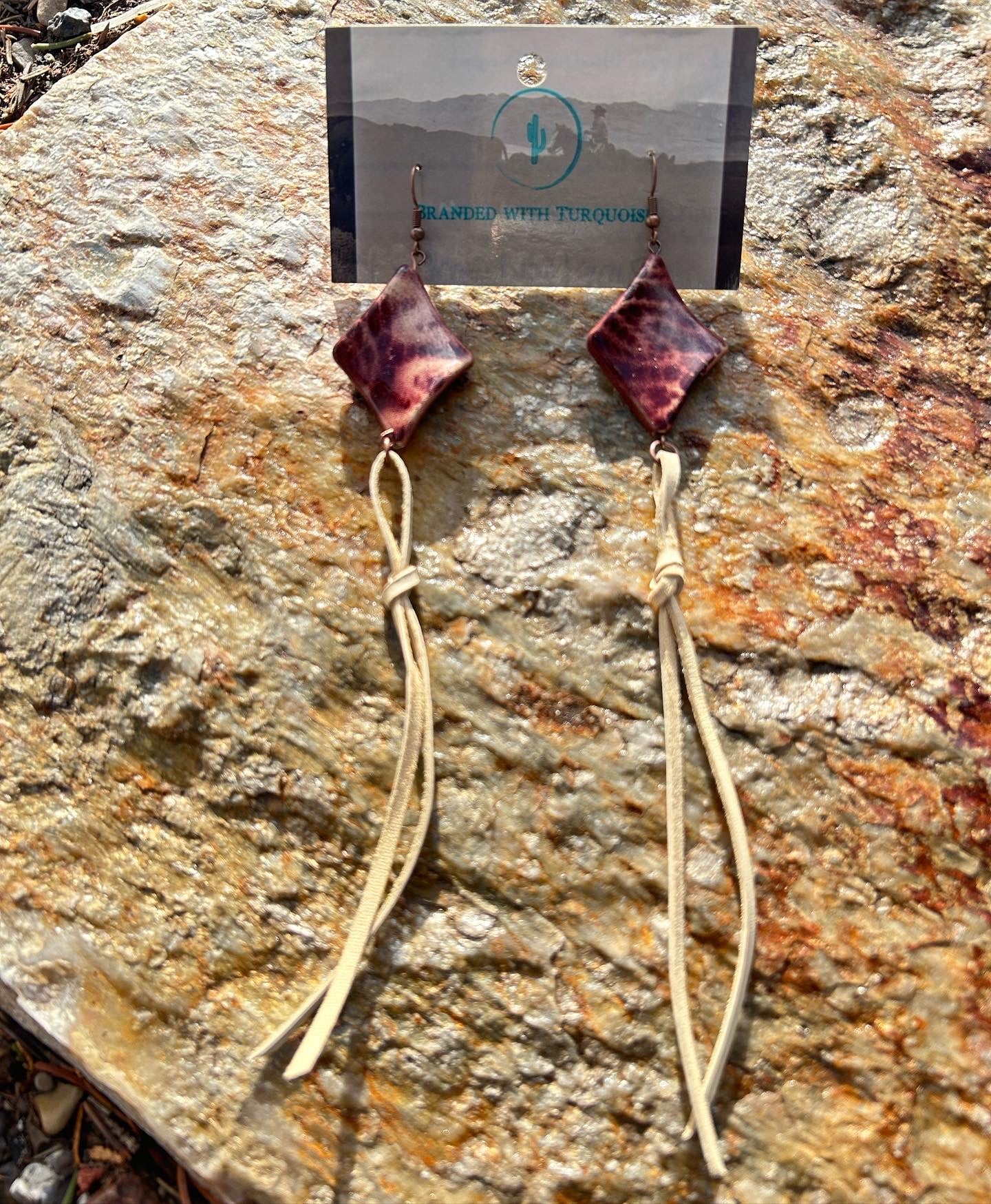 The "Atley" Earrings in Tan
