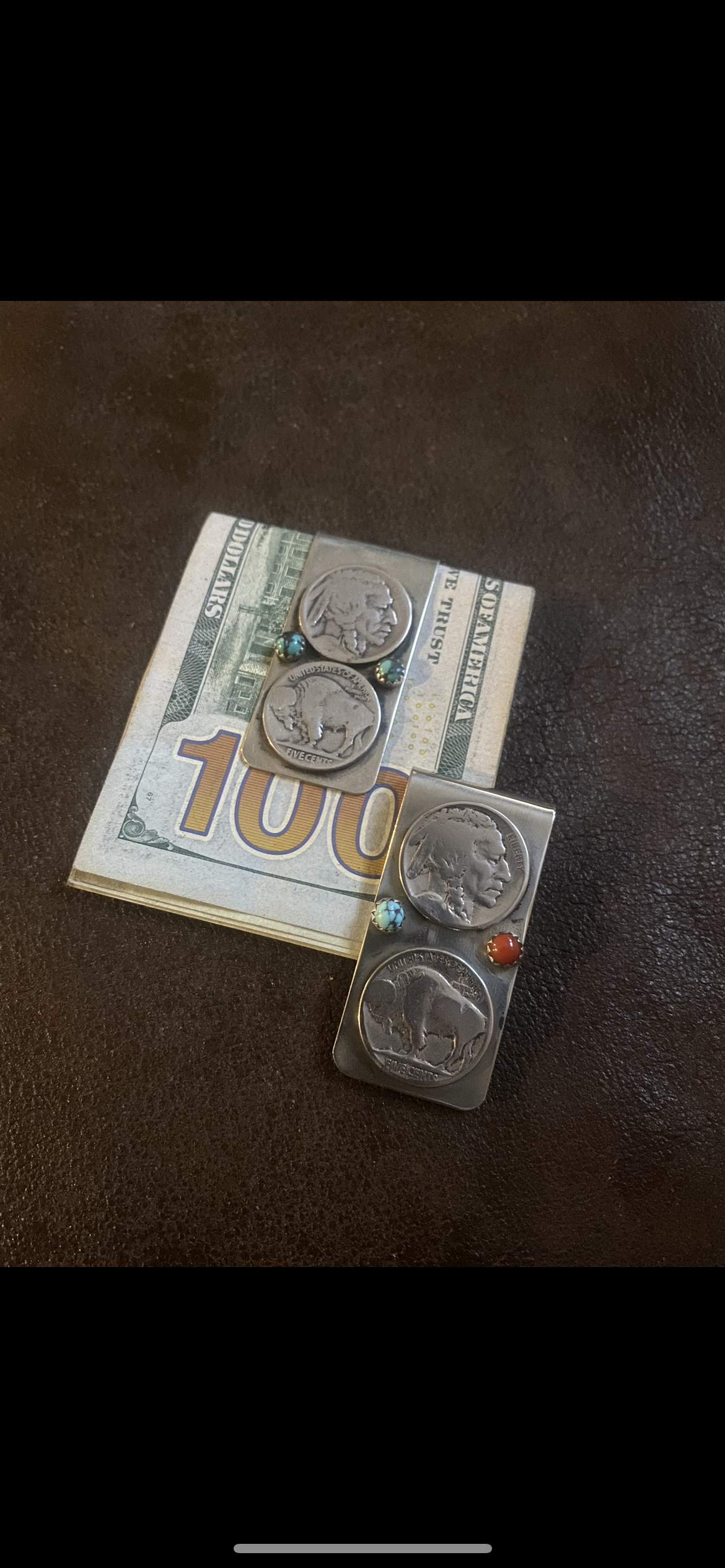 Buffalo Nickel Money Clip