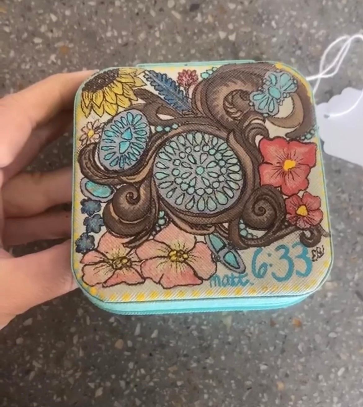 Hand Painted Jewelry Box