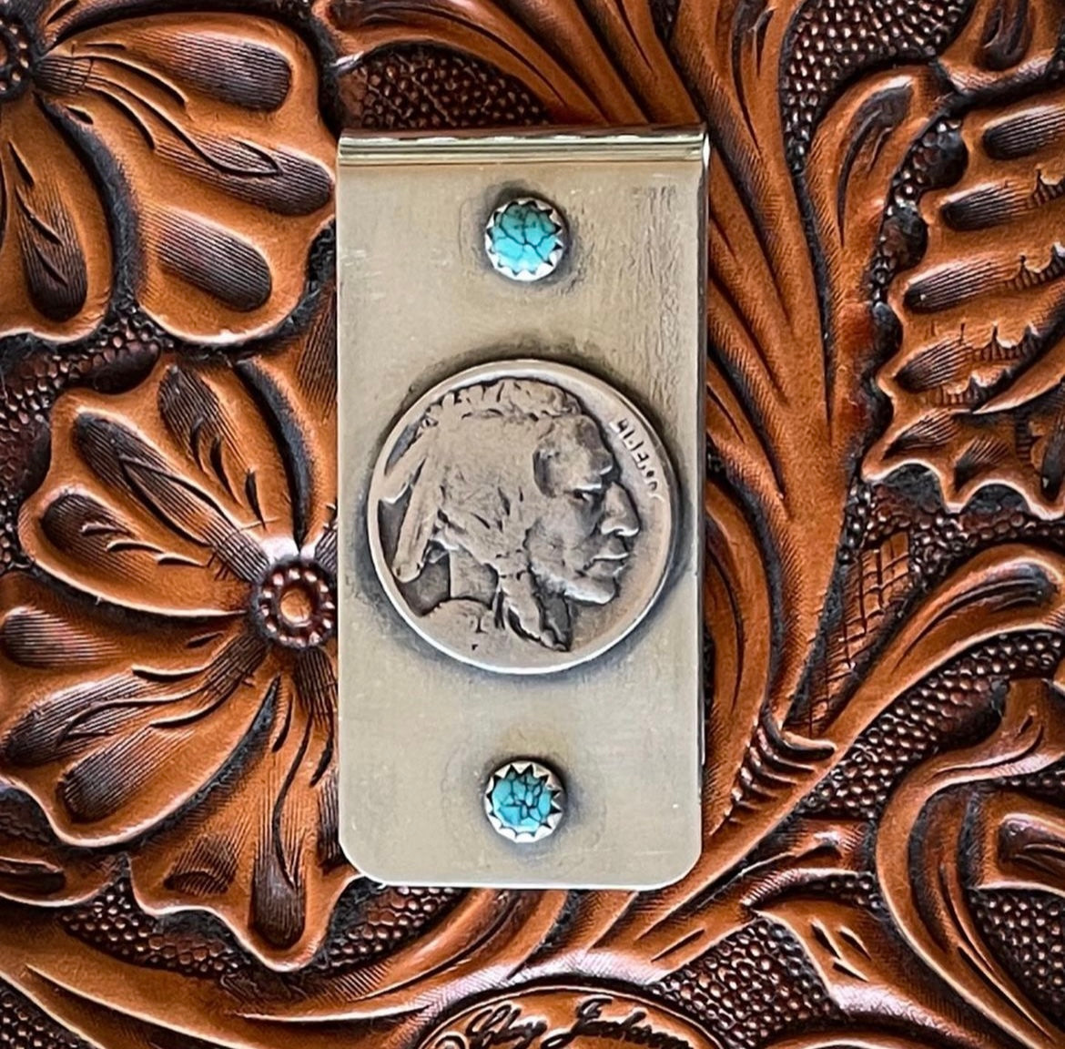 Buffalo Nickel Money Clip