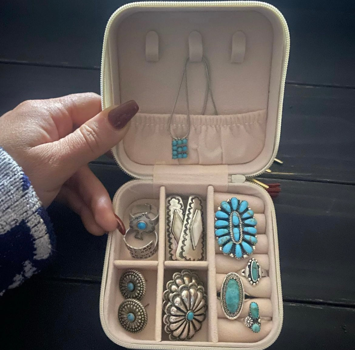 Hand Painted Jewelry Box