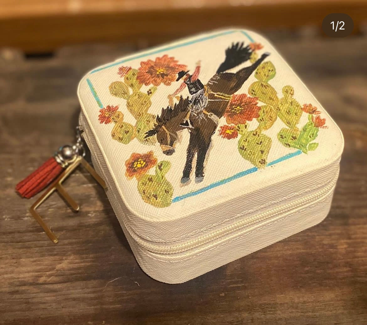 Hand Painted Jewelry Box