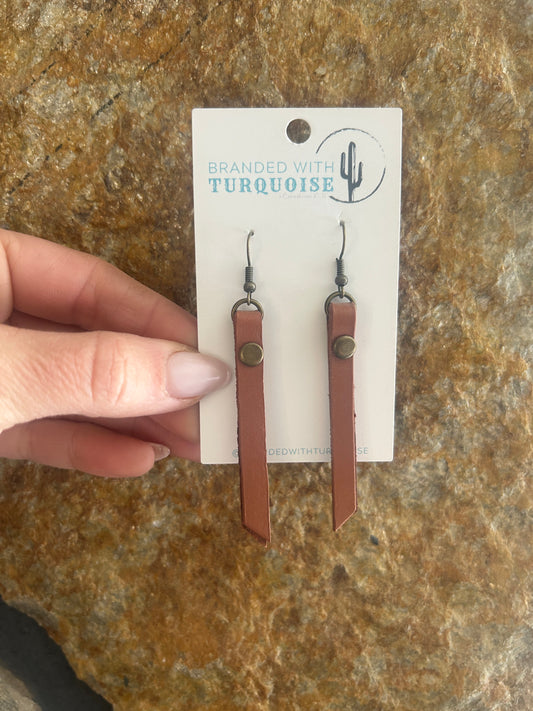 The "Faith" Earrings in Tan