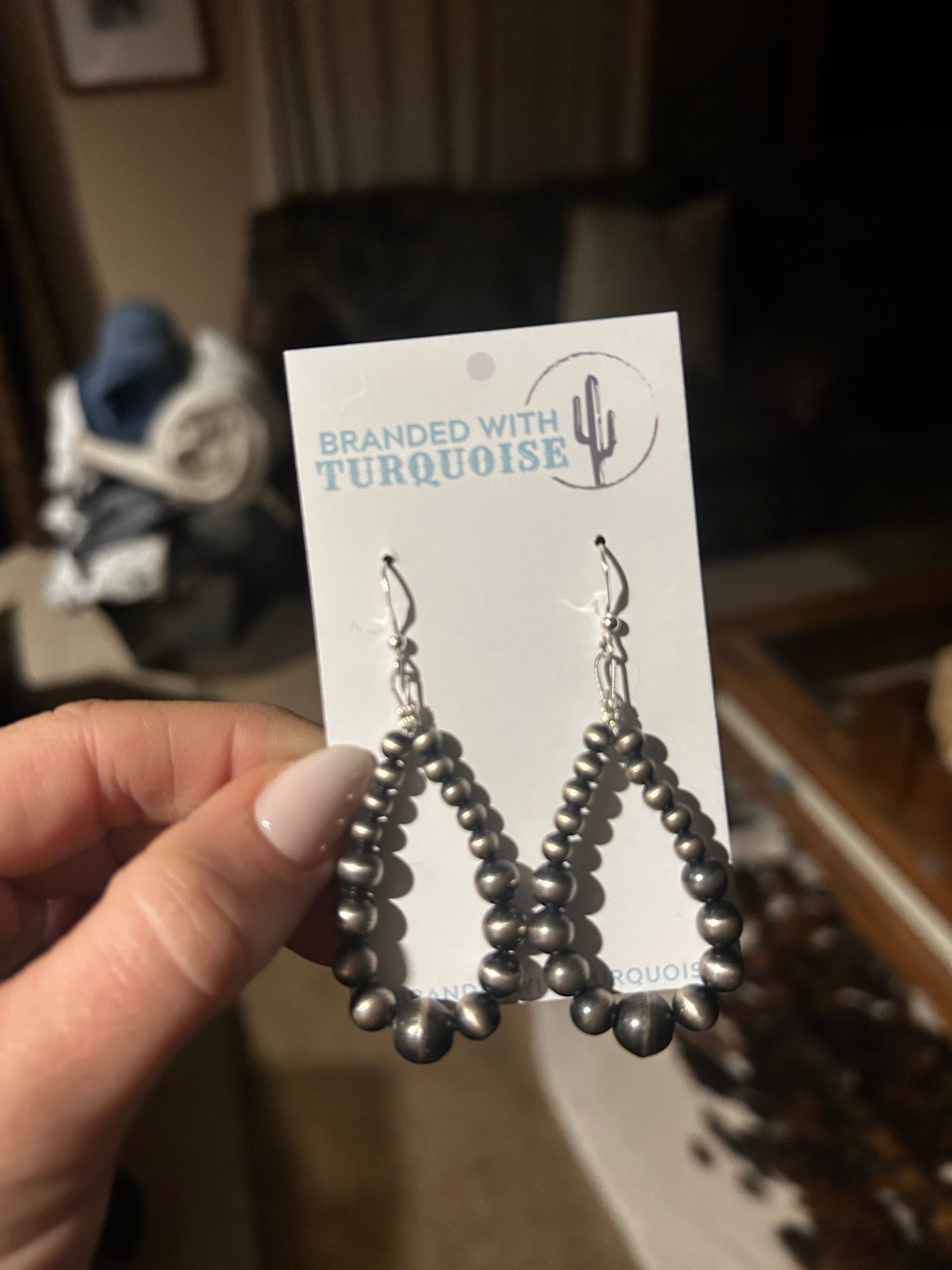 Navajo Pearl Earrings