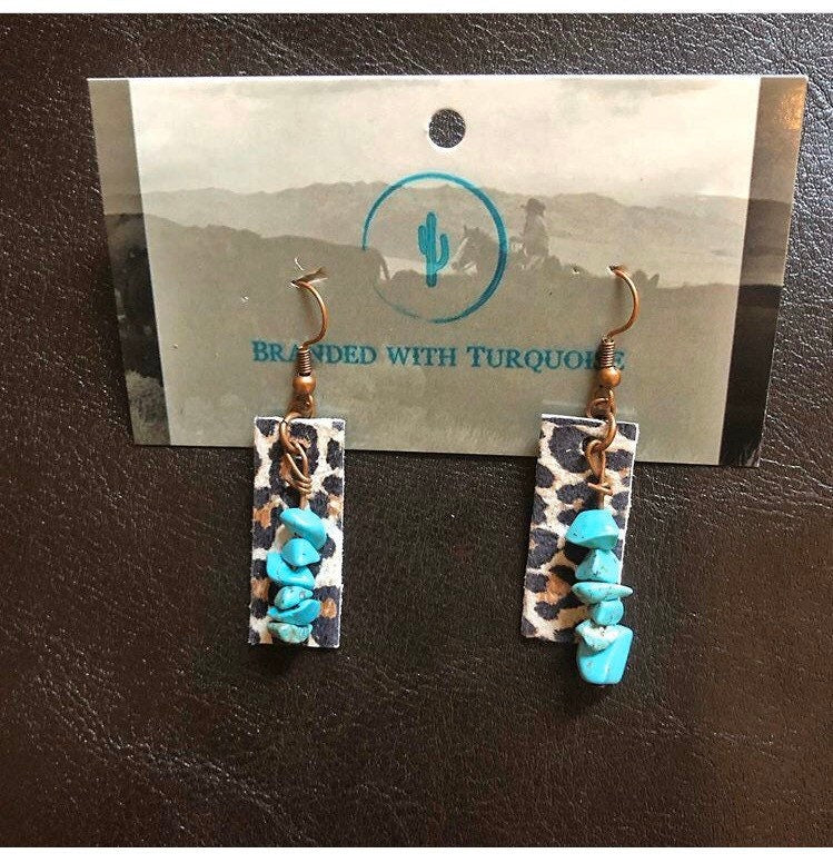 The "Arina" Earrings in print