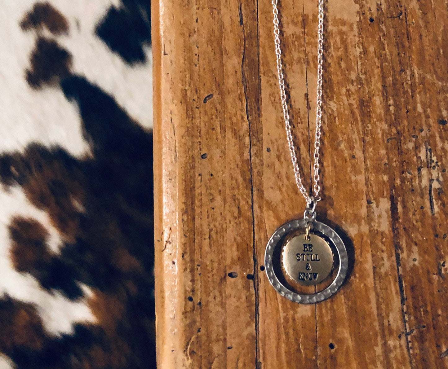 The "Be Still and Know" Necklace