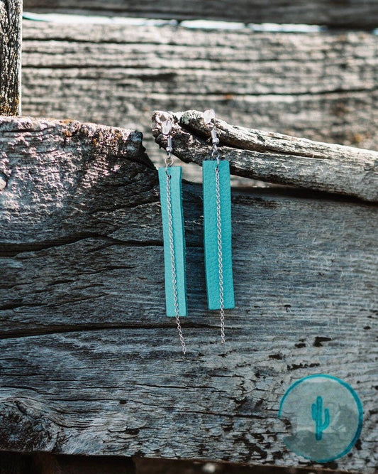 The “Katia” earrings in blue