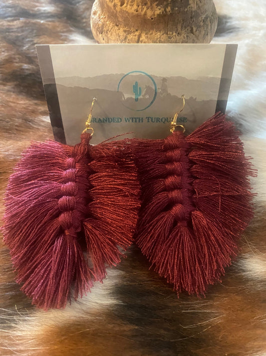 The "Merlot" Earrings