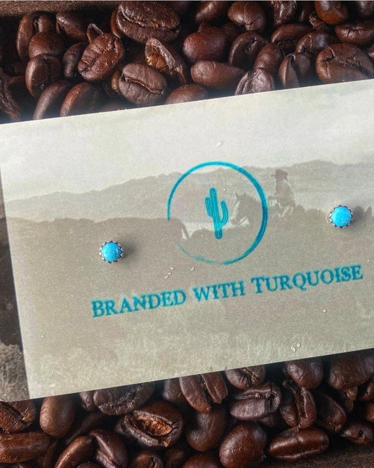 Turquoise studs