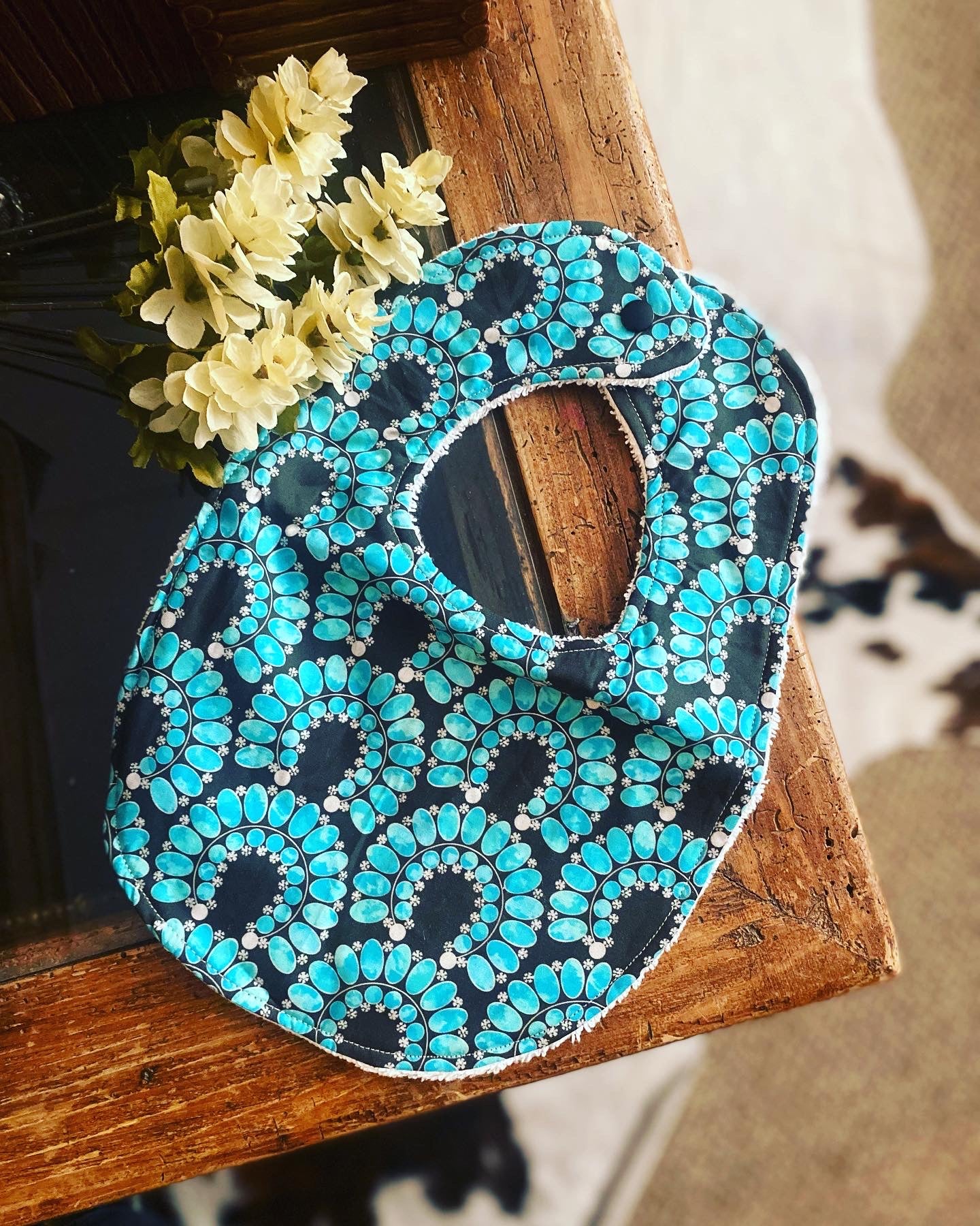 Baby Bib Turquoise