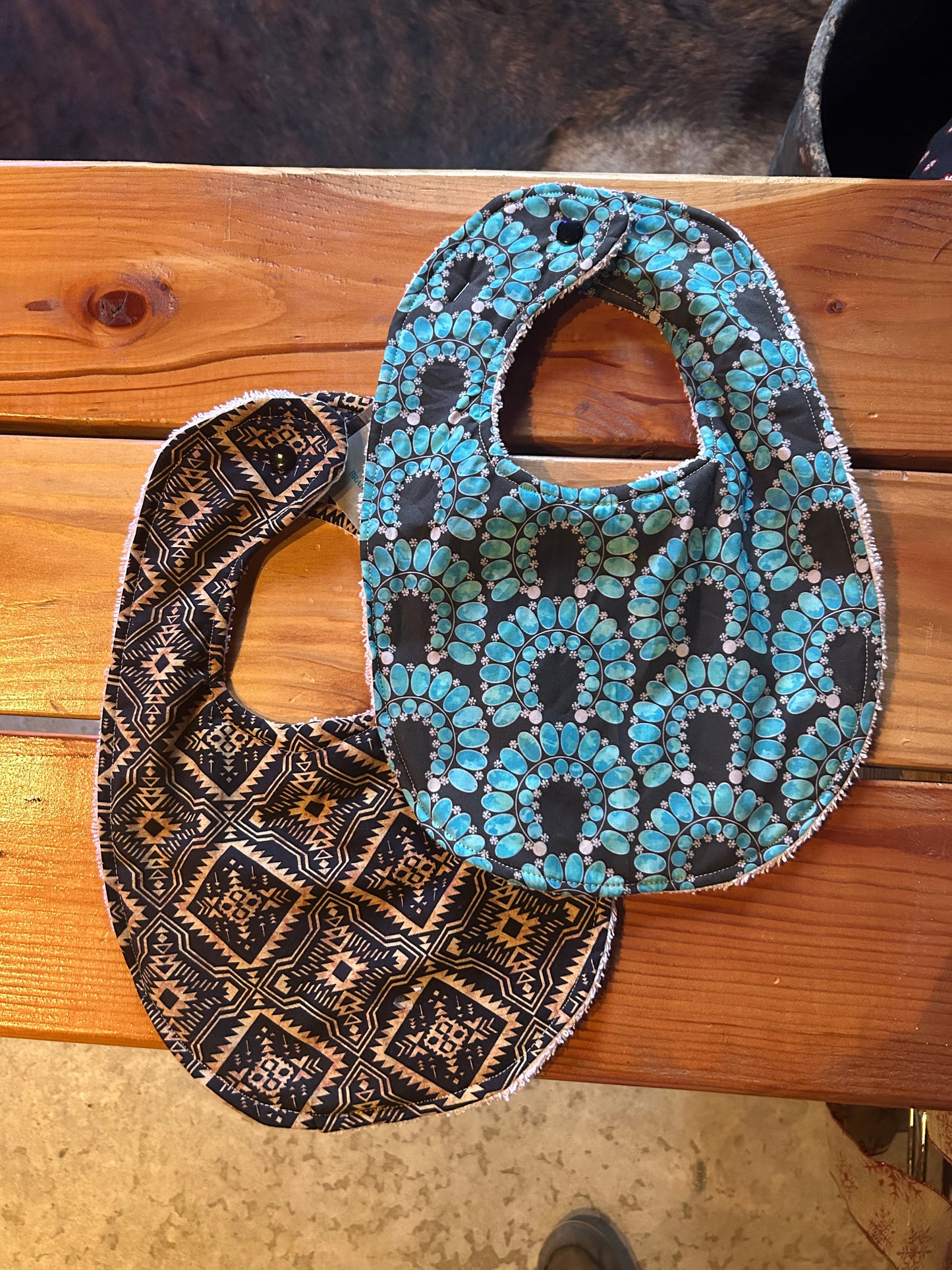 Baby Bib Aztec Print